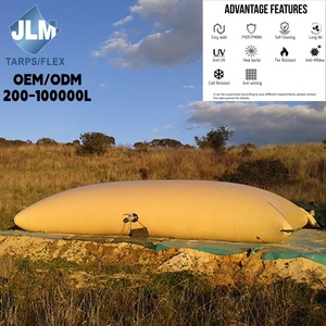 JLM Tanque de Agua <span class=keywords><strong>Cisterna</strong></span> Flexible de PVC para Almacenamiento Bolsa Potable Plegable y Portátil Riego Agrícola Autosoportante - Product Image 1