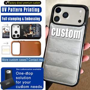 Custodia per telefono personalizzata stampata in finta pelliccia di pony, antiurto e imbottita per iPhone 14 16 17 Pro - Product Image 1