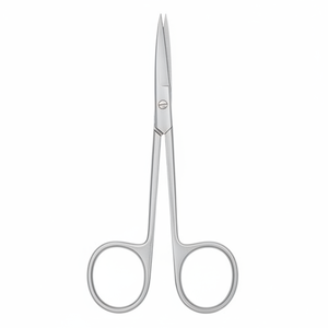 Delicate Scissors Curved & Straight Blades Stainless Steel 120mm Size best quality in <b>cheap</b> price supplier from Pakistan - Product Image 2
