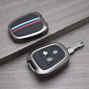 Haute qualité Lumineux luxe en alliage de zinc silicone lueur dans l'obscurité peugout clés de voiture couvre fabricant - Product Image 3