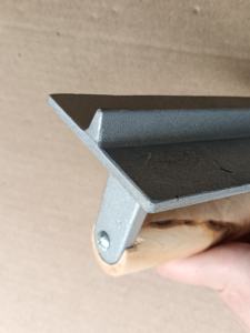 Rainure en béton, rayon profond, manche en bois, acier moulé de 6 pouces - Product Image 4