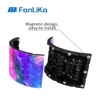 Módulo LED Flexible para Interiores, Pantalla Curva SMD RGB a Todo Color para Salón de Exposiciones, Pantalla Publicitaria Creativa, OEM SDK