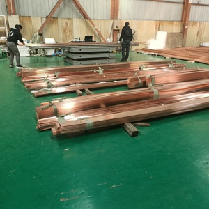 <span class=keywords><strong>Busbar</strong></span> נחושת בגודל מותאם אישית עבור מתגים חשמליים, T2 טהור 10 מ "מ x 50 מ" מ מחיר נמוך - Product Image 5