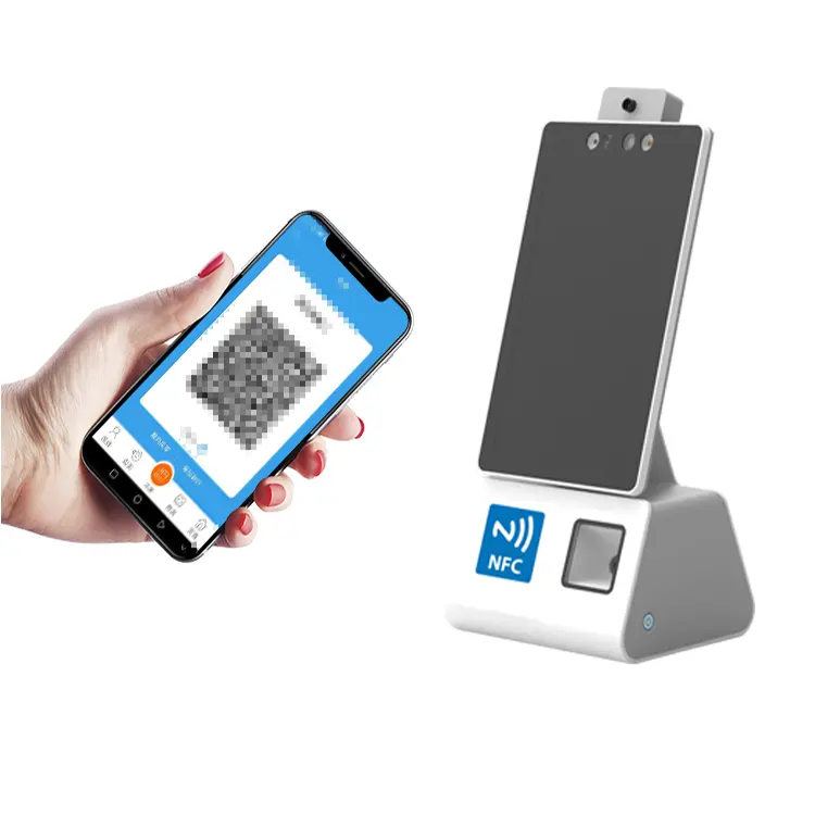 New Design Built-In Dual Lens Camera NFC Card Reader Qr Code And Wireless Payment Terminal Machines Pos