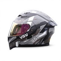 Nouveau Casque de Moto ABS 26 Ans d'Expérience, Housse Personnalisée, Homme/Femme, Quatre Saisons, Universel, Double Visière, Certifié 3C/DOT, Vente en Gros