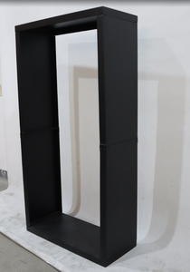 Elegante Set Porta Legna in Ferro Nero, Robusto e Salvaspazio, Classico con Rivestimento a Polvere <span class=keywords><strong>per</strong></span> Caminetto - Product Image 3