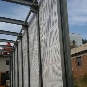 <span class=keywords><strong>Panneaux</strong></span> de barrière acoustique en aluminium à bas <span class=keywords><strong>prix</strong></span>, clôture insonorisée pour autoroute, route, poteau en H, absorption acoustique, barrière acoustique, clôture à vendre - Product Image 3