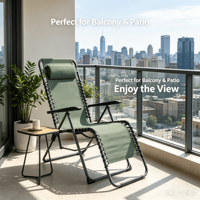 Chaise longue moderne portable en promotion, réglable en hauteur sur six niveaux, imperméable, pliable, chaise longue zéro gravité