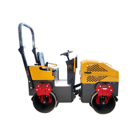 Mini-compacteur routier vibrant à double tambour pour asphalte et sol, fabriqué en Chine