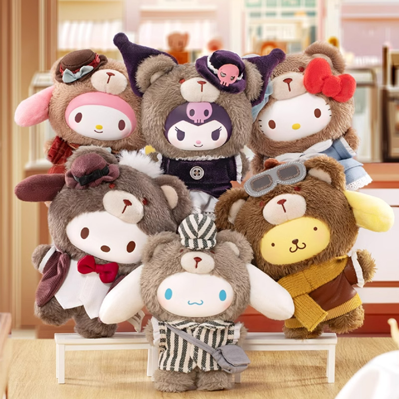 TOPTOY Sanrio Afternoon Tea Series Plush Doll Keychain Blind