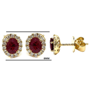 Pendientes de Oro Amarillo de 18k con Diamantes Naturales, Diseño Único de Alta Gama, Excelente Acabado, Joyería Fina para Regalo de Boda o Fiesta - Product Image 2