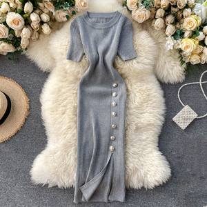 ओएम कस्टम फैशन गर्मियों में आकस्मिक महिलाओं की महिलाओं की छोटी आस्तीन के कपड़े छोटे कपड़े - Product Image 6