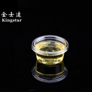 Venta al por mayor <span class=keywords><strong>super</strong></span> claro a prueba de fugas desechables taza de plástico con tapa - Product Image 3