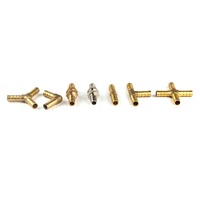 Raccord de tuyau en laiton 2 3 4 voies connecteur pour 4mm 5mm 6mm 8mm 10mm 12mm 16mm 19mm tuyau cuivre pagode raccords de tuyau d'eau