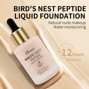Private Label <span class=keywords><strong>Bird</strong></span> Nest Make-Up Foundation Concealer Waterdichte 12H Langdurige Verhelderende Water Hydraterende Vloeibare Foundation - Product Image 4