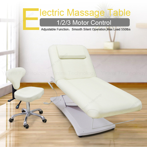 Chuyên nghiệp điện Spa giường 3 động cơ điều chỉnh tựa lưng chiều cao dày đặc bọt podiatry - Product Image 2