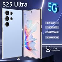 Harga Grosir 2025 Versi Global BARU S25 Ultra 16G+1TB Smartphone Original Harga Murah Ponsel HD LCD dengan Dual SIM