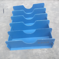 Séparateurs en plastique imperméables en polypropylène ondulé PP Coroplast, lame de séparation, boîte à grille poly, espaceur, pince