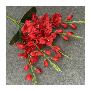 Premium Einzelstiel Gladiolen Kunstblume mit Echtgefühl Luxuriöser Gladiolenstrauß für Hotel- und Heimvasen-Arrangements - Product Image 5