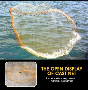 באיכות מעולה יפנית ניילון monofilament לזרוק יד דיג יצוק נטו עבור לתפוס דגים - Product Image 3