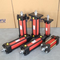 Cylindre hydraulique à tirants robustes série HOB, 14 MPa, double effet, spécifications personnalisées, OEM ODM, pour équipements de moulage et d'automatisation