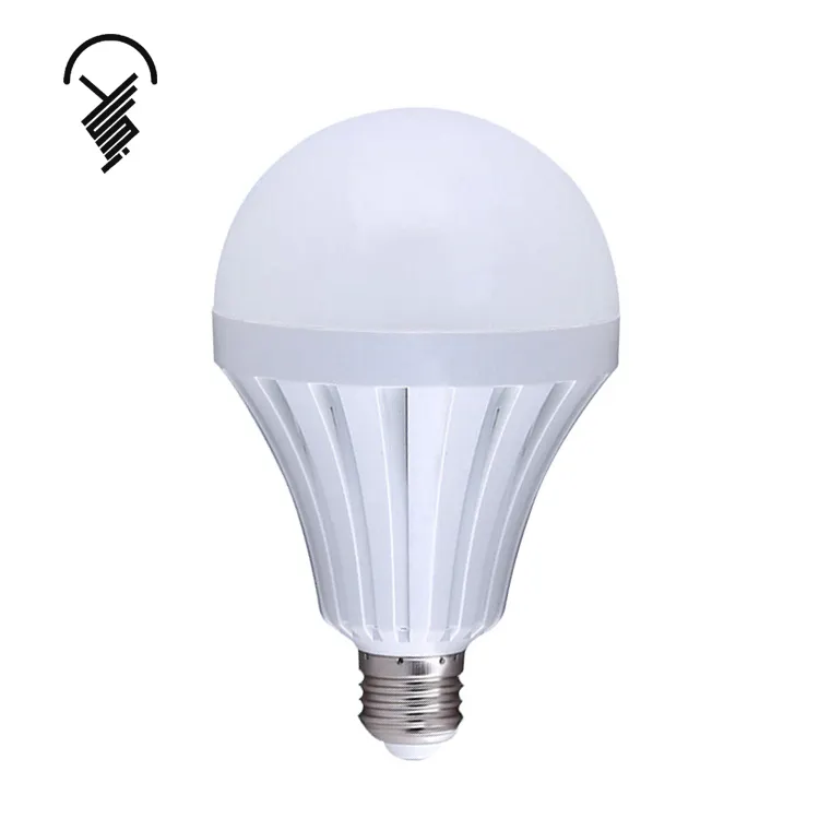 E27 b22 7w led smart lighting bulb white household emergency charging led bulb light