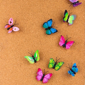 30 pièces/sac, magnifiques épingles à tête papillon, punaises décoratives, clous pour tableau en liège, bricolage, papeterie de bureau, fixation murale pour photos, clous - Product Image 5
