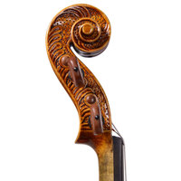 Violon de château sculpté à la main avancé pleine taille Antonio Stradivari De 1718 violons de château sculptés 4/4 orchestre de ton clair ouvert