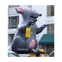 Vente chaude 2025 Rat gonflable géant, Souris gonflable géante pour la publicité