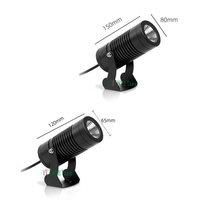 Projecteur LED en aluminium RGBW 50 mm 60 mm DC12V DC24V DMX512 IP67 pour éclairage de jardin, de cour, d'arbres et de paysages Yuanyeled