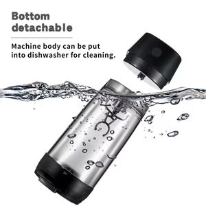 Tasse à mélanger améliorée de 730ml avec poignée pliable Conception détachable facile à nettoyer, fonctionne avec la poudre de protéines, le <span class=keywords><strong>café</strong></span>, la farine d'avoine - Product Image 4