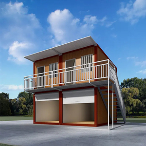 Maison conteneur plate Grande maison modulaire Meubles Garage de stationnement Maisons préfabriquées à volets roulants - Product Image 3