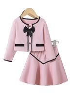 Ensembles de robes en tweed pour filles en gros, Nouveaux ensembles de mode printemps-automne 2026, Livraison mixte