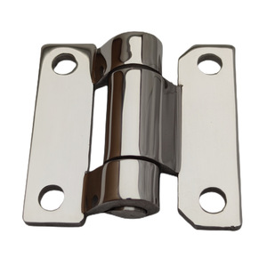 Charnière de meuble 60x60mm en acier inoxydable à fermeture amortie pour montage en surface, quincaillerie de cuisine - Product Image 2