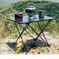 Table pliante portable Wen Yan pour pique-nique, camping, plage, voyage, mobilier d'extérieur exquis pour le camping