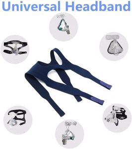 Sangle de remplacement universelle pour casque <span class=keywords><strong>Resmed</strong></span>/Générateur de <span class=keywords><strong>machine</strong></span> respiratoire, ultralégère, douce et respirante11 (sans masque) - Product Image 3