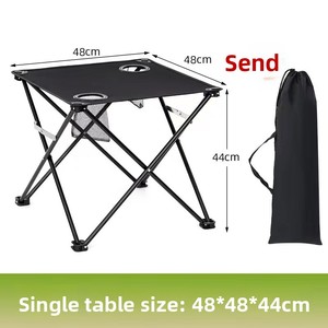 Mesa Plegable de Tela para Exteriores <span class=keywords><strong>Wen</strong></span> <span class=keywords><strong>Yan</strong></span>, Mesa Cuadrada Portátil para Dibujar, para Estudiantes de Arte, para Acampar, para Picnic, con Silla - Product Image 4