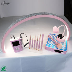 Mango brillante con diamantes de imitación para limpieza de <span class=keywords><strong>uñas</strong></span>, pinceles para decoración de <span class=keywords><strong>uñas</strong></span>, cepillo para polvo - Product Image 1