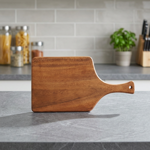 Tabla de cortar de madera ecológica con acabado de grano liso para el hogar, cocina, restaurante, catering y preparación de alimentos. - Product Image 5