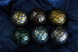 Tùy chỉnh D100 duy nhất Chất lượng cao mica nứt kim loại xúc xắc cho khổng lồ trò chơi Hội Đồng Quản trị số xúc xắc - Product Image 5