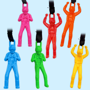 Enfants Nylon Parachute Jouet Armée Soldat Ensemble 6PCS En Plein Air Active Play Sport Jeu - Product Image 6
