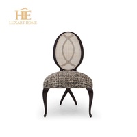 Table à manger moderne de luxe avec plateau en verre trempé, base en bois massif, table de salle à manger artistique sculpturale, table de cuisine, meubles pour la maison