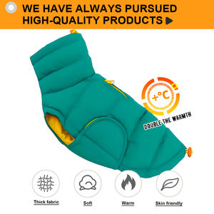 Vêtements d'hiver pour animaux de compagnie de luxe, écologiques, en coton imperméable et polyester, manteaux pour chiens ajustables avec logo réfléchissant, motif écossais moderne - Product Image 5