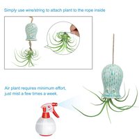 Porte-plante à Air, 1 pièce, support mural, Unique et mignon, en forme de calmar, de gelée, porte-plante