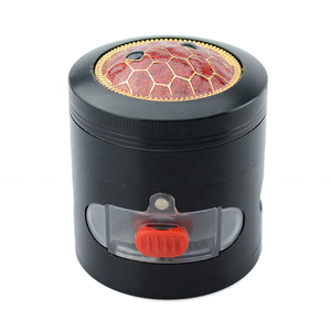 เครื่องบดโลหะผสมสังกะสีแม่เหล็ก63มม. พร้อมเพชรและลิ้นชักสำหรับขายส่ง - Product Image 1