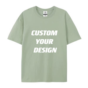 تي شيرت رجالي عالي الجودة مخصص تي شيرت قطني سادة بنمط صلب طباعة رقمية مطرز سادة سادة - Product Image 2