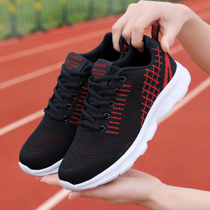Spring and Summer Mesh Lightweight Casual Mother Sport Shoes Middle-aged  and Elderly Soft-soled Walking