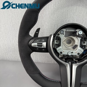 <span class=keywords><strong>Volant</strong></span> sport en Alcantara rouge personnalisé, fourni par l'usine, pour BMW F30 F10 F15 F36 F01 F20 F22 F25 F31 F32 M3 M4 M5 M6 - Product Image 4