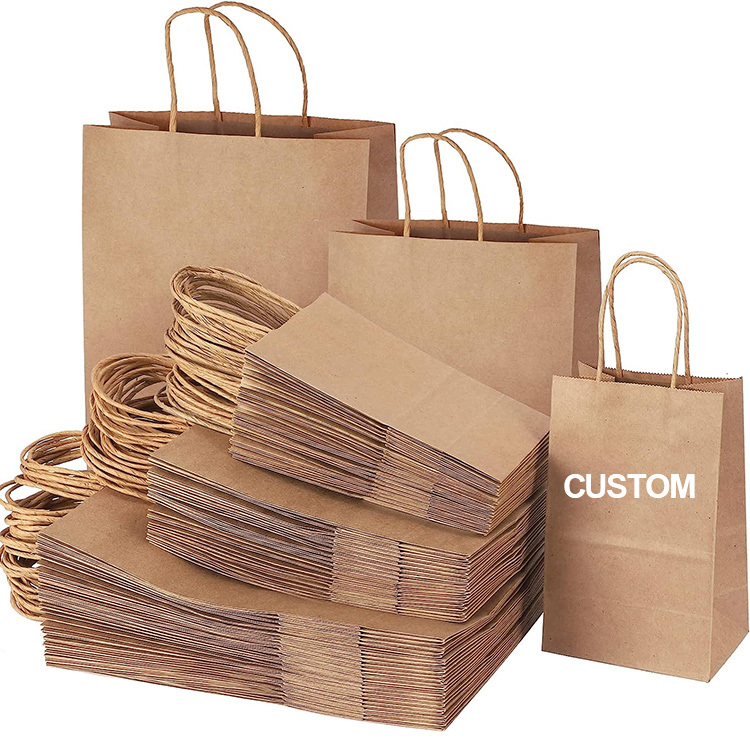 Custom Cheap Food Packaging Brown Kraft