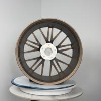 Jantes en alliage de style exécutif 20 21 22 pouces 5x112 Marron brillant à multiples rayons avec face usinée pour voitures de tourisme